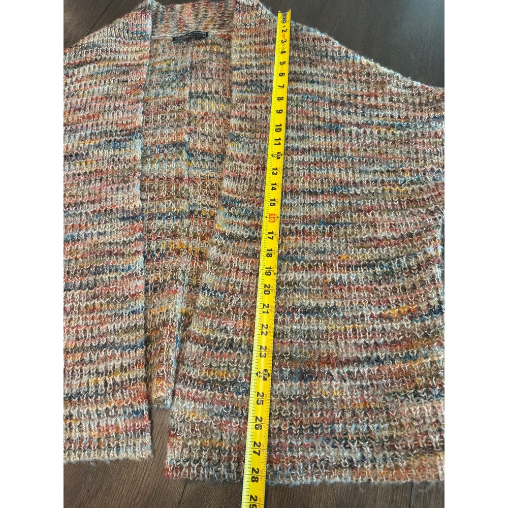 Peruvian Connection Multicolor Alpaca-Style Cocoon Cardigan M/L - Picture 7 of 7